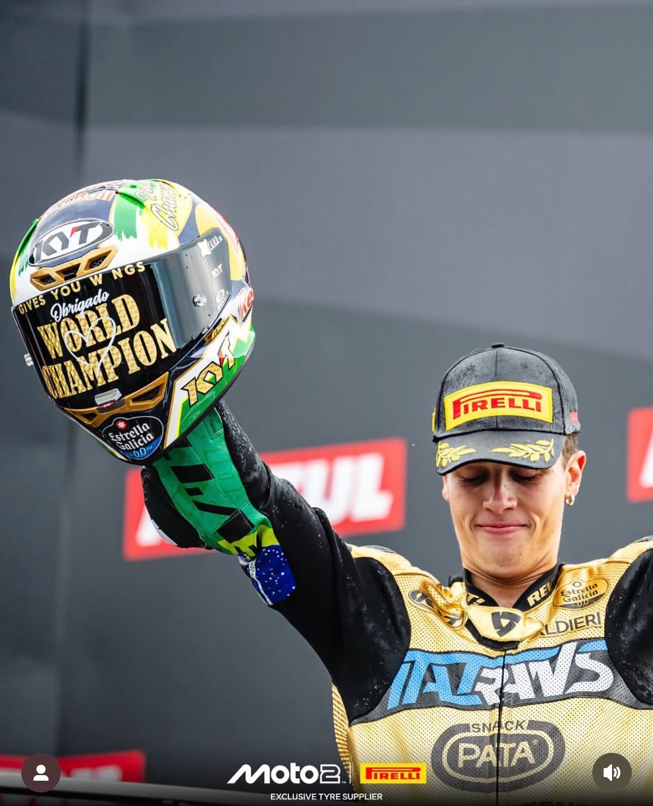 Moto2: Diogo Moreira Becomes the First World Champion from Brazil Winning the Moto2 Crown