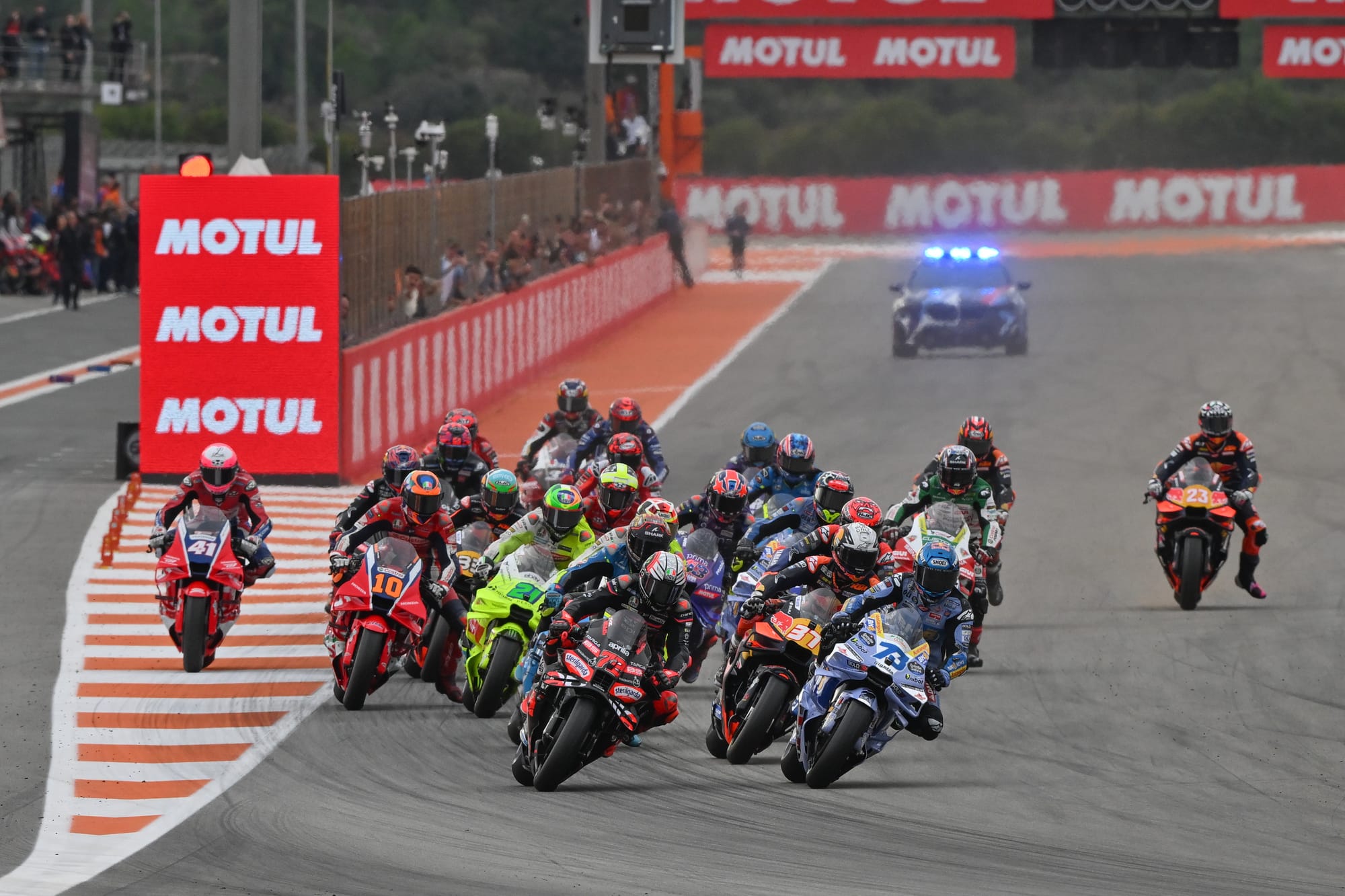 MotoGP: Saturday Sprint Full Results, Alex Marquez Fights off Acosta