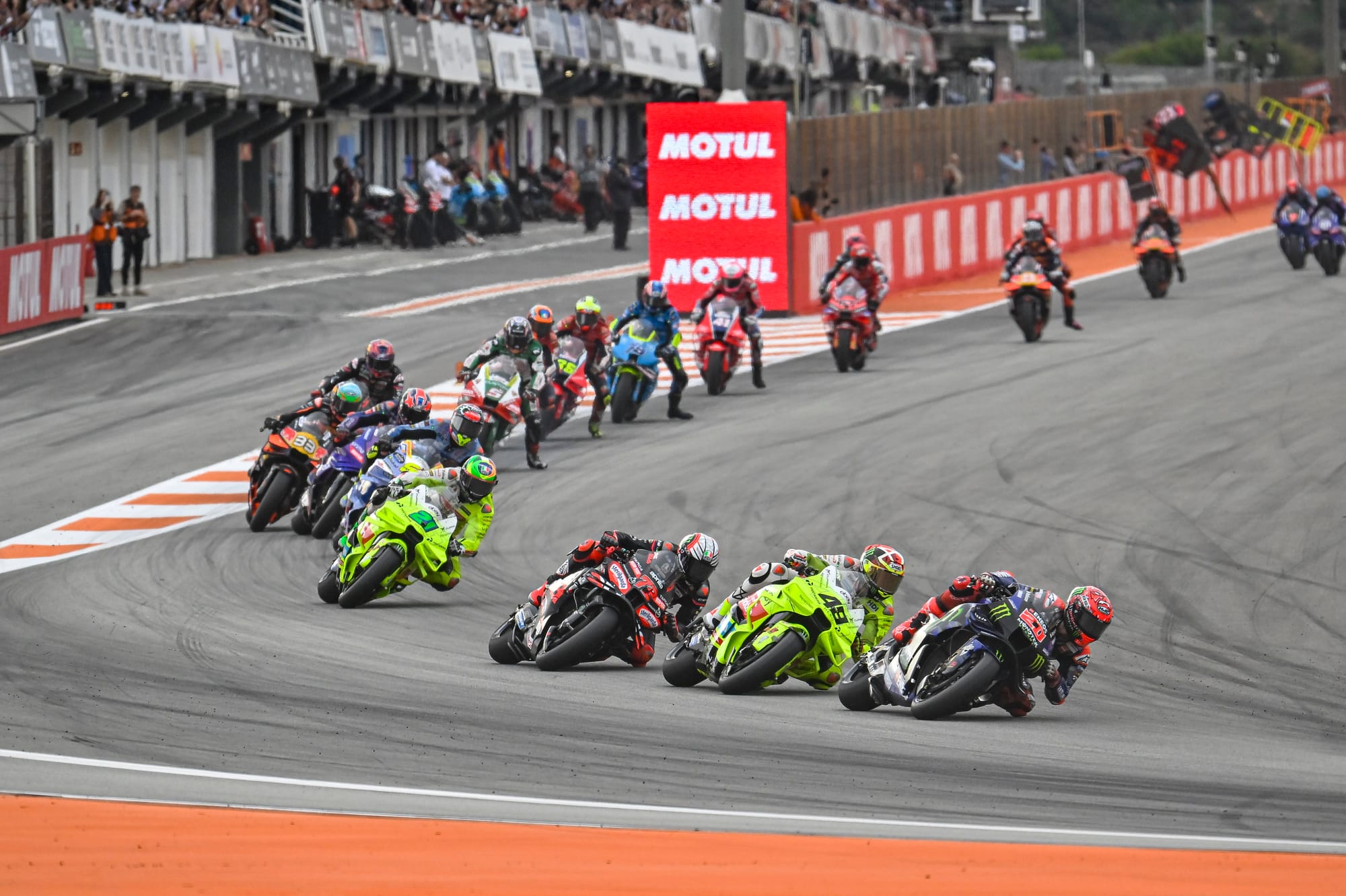 MotoGP: Saturday Sprint Full Results, Alex Marquez Fights off Acosta