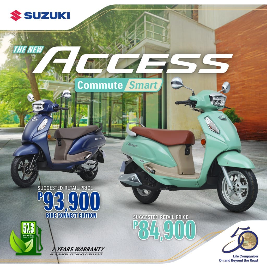 Suzuki Access Arrives in the Philippines: Retro Style with Smart Commuting Features