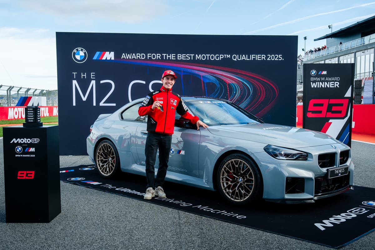 MotoGP: Marc Márquez Wins his 8th BMW M Car!