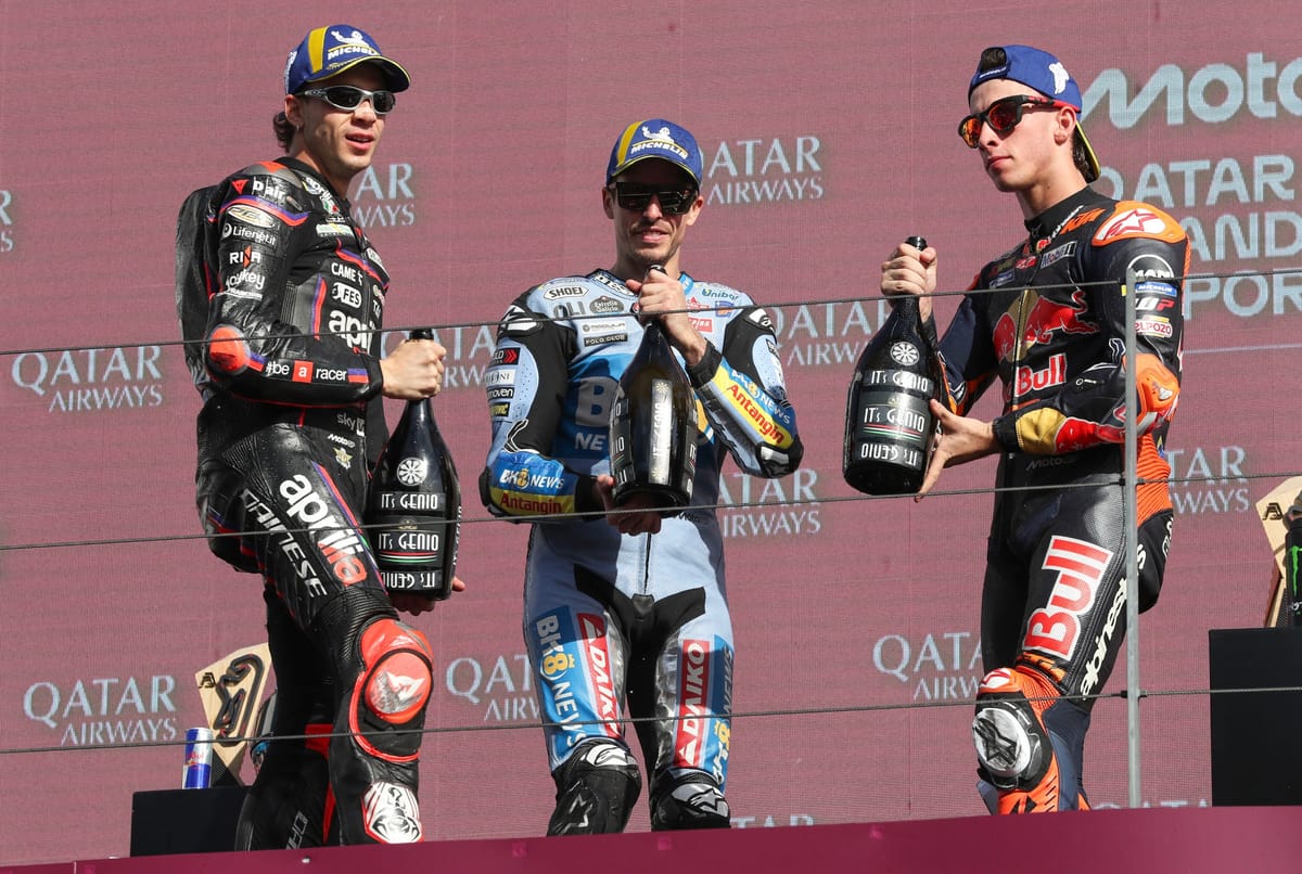 MotoGP: Sunday Race Results in Portimāo, Bezzecchi wins over Marquez and Acosta