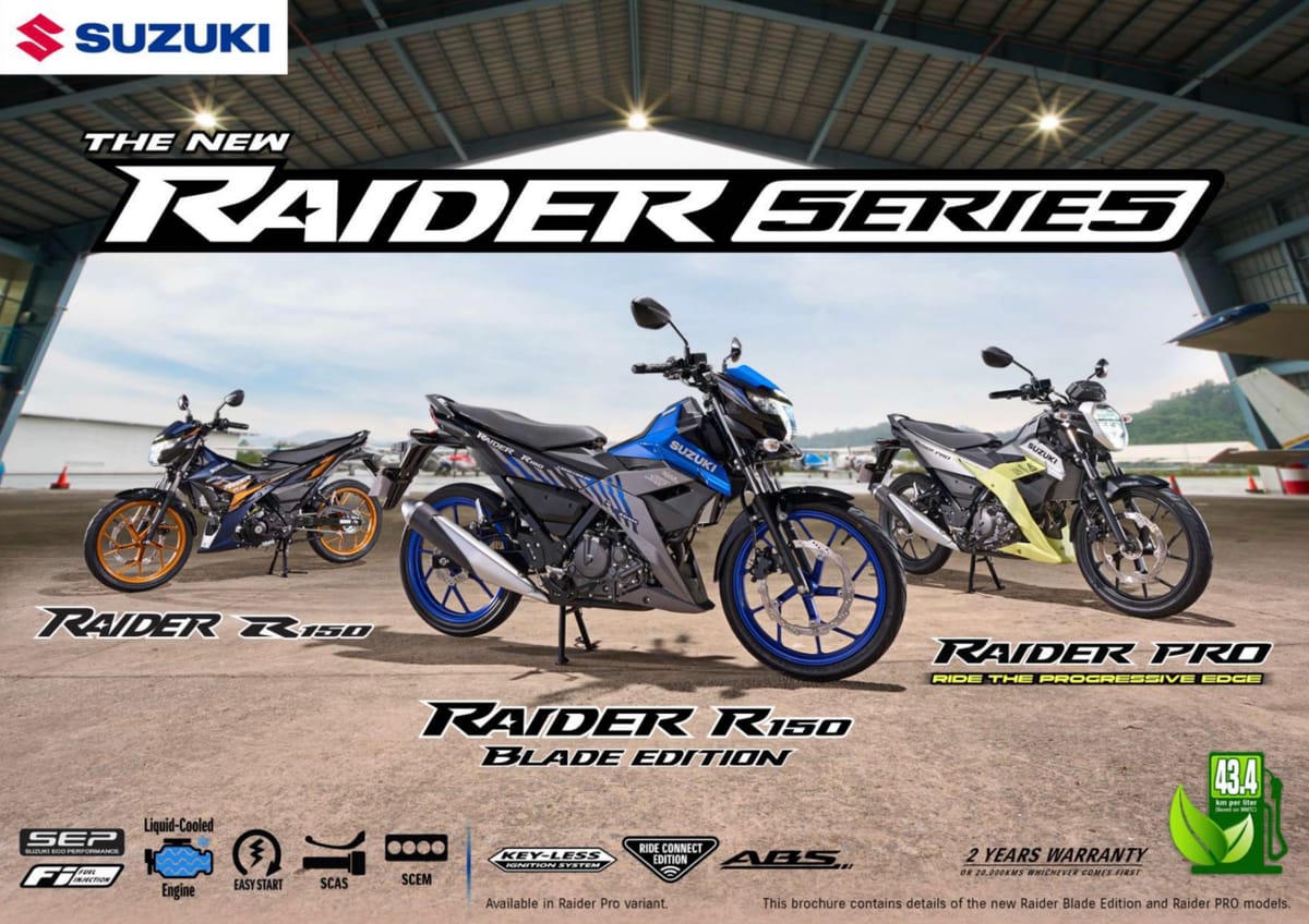 Suzuki Unveils 5th-Gen Raider R150 Series at Carmona Race Track: Blade and PRO Pro Edition in The Philippines