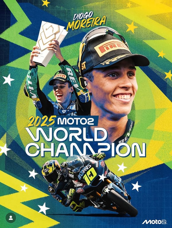 Moto2: Diogo Moreira Becomes the First World Champion from Brazil Winning the Moto2 Crown